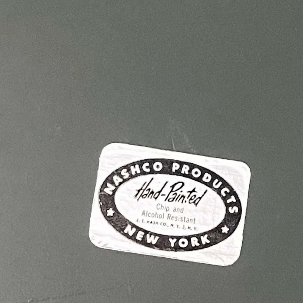 Nashco Hand Painted Tole Tray Signed